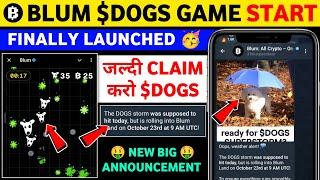 Blum dogs airdrop launched | Blum dogs dropgame | Blum new update today | Blum listing date