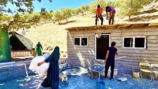 ‍"Amir's Family: Pouring the Roof Concrete & Hassan Prepares for University"