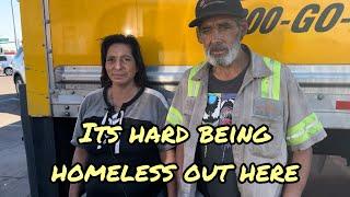 Susana and Rob older homeless couple interview