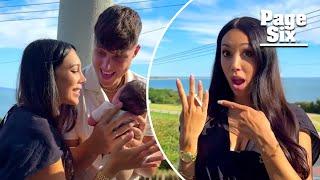 OnlyFans model Scarlet Vas 'finally' welcomes 'Christmas miracle' baby with stepbrother