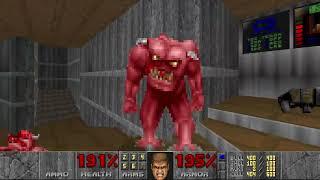 Doom + Doom II: Doom - E2M7: Spawning Vats (100%)