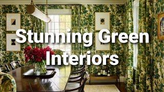 Stunning Green Interiors | Home Decor Ideas