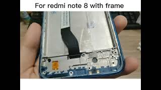 For Mi redmi note 8 original display price | xiaomi note 8 screen original with frame | real cost