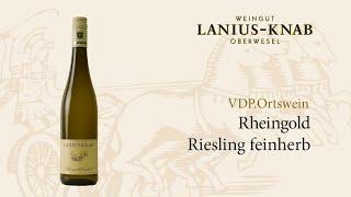 VDP. Ortswein Rheingold Riesling feinherb - Weingut Lanius-Knab