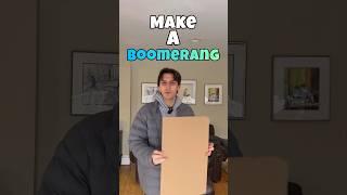 How To Make A Cardboard Boomerang #boomerangs #howto #fun #crafts