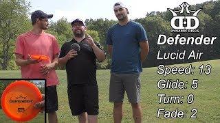 Dynamic Discs Defender Disc Review -  Lucid Air Plastic