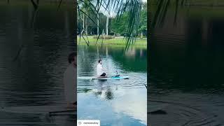 CATCHING A BASS OFF A PADDLEBOARD!