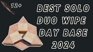 Best Wipeday Solo Duo Base 2024 - Rust Tutorial