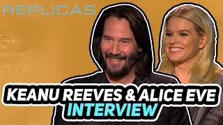 "Replicas" interview Keanu Reeves & Alice Eve