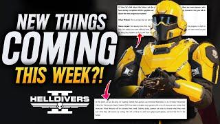 Helldivers 2 OMG New Content This Week!?