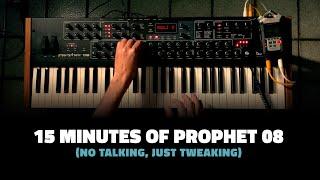 15 minutes of Prophet 08 (no talking, just tweaking)