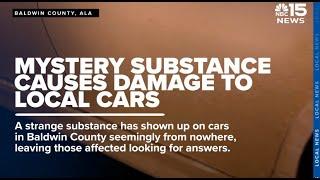 Mystery substance causes costly damage to cars in Baldwin County - WPMI NBC 15