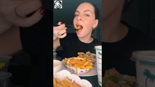 Lyssa Devours In-N-Out Double Cheeseburger & Animal Style Fries! ️ #shorts #mukbang #trending