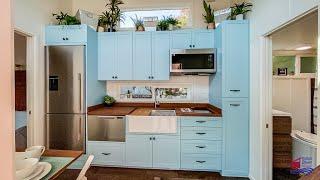 Cozy, Off-Grid Tiny Home RV with a real bathroom & kitchen!  Master on Main + 2 Work Stations