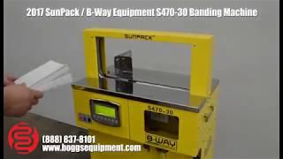 2017 SunPack / B-Way Equipment S470-30 Paper & Film Banding Machine - BRAND NEW