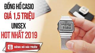 Review đồng hồ Casio A700 giá 1,5 triệu unisex cực đẹp