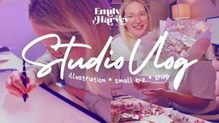 It came out better than I imagined...  STUDIO VLOG | Emily Harvey Art