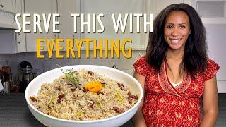 Traditional Jamaican Rice & Peas | Starts With Kitchen