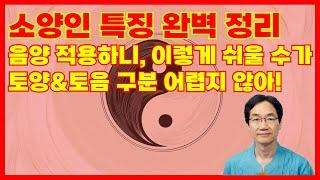 소양인(토음&토양체질) 성격 특징, 음양으로 쉽게 이해할 수 있다.