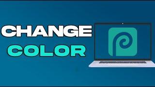 How to Change color of an object in photopea (tutorial 2024)