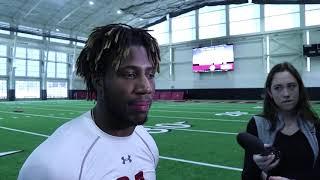 Football: Denis Pro Day Media Availability (March 21, 2019)