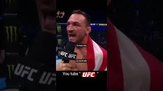 [UFC257]UFC데뷔전 부터 강렬하게 콜아웃 하는 마이클 챈들러 #암더베스트뽁써인유엡씨베이비