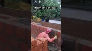 Rainy Site Stories #construction  #jasimstips #laterite #engineering #buildingmaterials