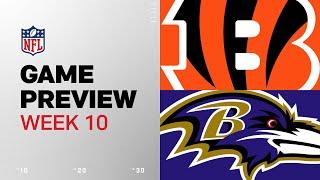 Cincinnati Bengals vs. Baltimore Ravens  | 2024 Week 10 Game Preview