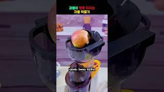 과즙이 팡팡 터지는 자동 착즙기 I 찌꺼기가 편하게 분리되는 자동 과일 원액기 I 착즙기 추천