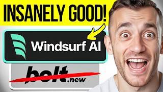 Better than Bolt.New? Windsurf AI is INSANE (FREE!) 