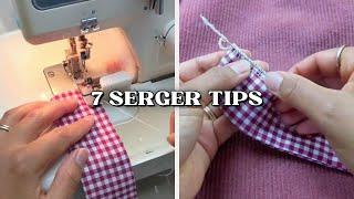 7 Serger/Overlocker Sewing Tips