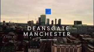 Deansgate in Manchester : Drone Footage