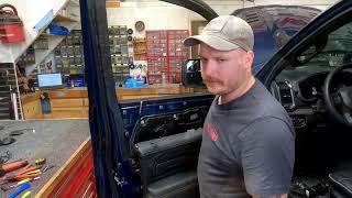 RAM 5TH GEN 1500 CREW CAB AND QUAD CAB SPEAKER INSTALL (DOOR AND DASH SPEAKERS)