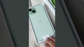 Unboxing iPhone 15 Plus Green 