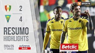 Resumo: Estrela Amadora 2-4 Estoril (Liga 24/25 #17)