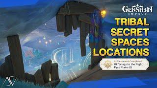 All Tribal Secret Spaces Locations 5.0 - Free Sanctifying Elixir | Genshin Impact