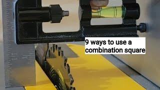 How to use a combination square