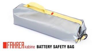 BATTERY SAFETY BAG • Brandhemmende E-Bike-Akku-Transporttasche von FAHRER Berlin