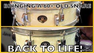 Time to bring this 60 year old drum back to life!