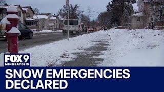 Minneapolis snow emergency in effect after snowstorm