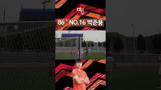 🟠2023 K3 LEAGUE 8R🟠포천시민축구단 NO.16 박준용 득점