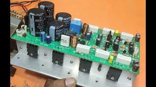 How to repair transistors amplifier circuit