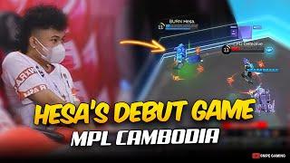 HESA'S FIRST GAME IN MPL CAMBODIA. . . 