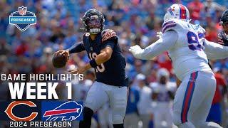 Chicago Bears vs. Buffalo Bills | 2024 Preseason Week 1 Game Highlights