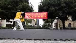 KFTC Day 2015 Peter and Francis Tram Demo CCK Taichi Praying Mantis Kung Fu