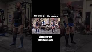 501kg Raw deadlift