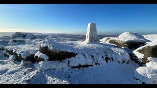 Shelf Moor and Superfortress Wreck in the Snow