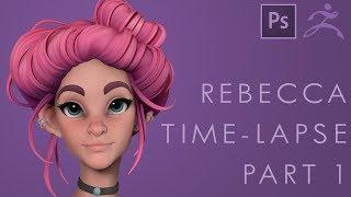 Zbrush Speed Sculpt - Rebecca Part 1