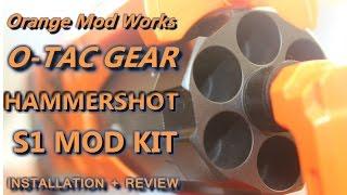 [MOD] Nerf Zombie Strike Hammershot OMW O-TAC GEAR HAMMERSHOT S1 MOD KIT Review