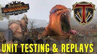 Omens of Destruction: Unit Testing & Battle Replay Stream! Total War Warhammer 3